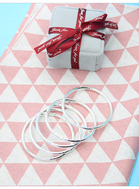 波西米亚风手镯简约银色气质学生