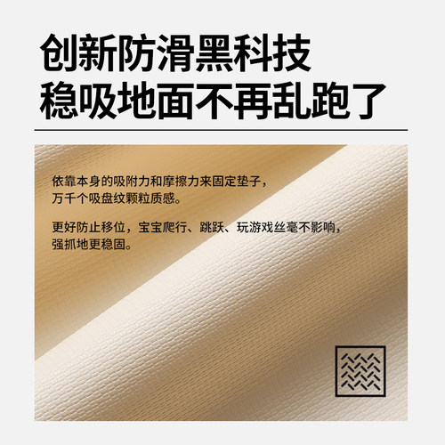 ixpe蜂氧棉爬爬垫折叠PU加厚宝宝防摔地垫家用无甲醛婴儿童爬行垫 - 图1