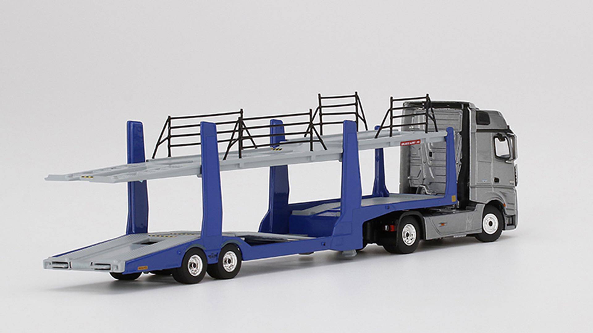 1:64minigt合金拖车架benz奔驰拖头运输车拖挂车卡车汽车模型