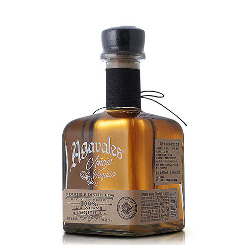 洋酒agavales阿卡维拉斯陈酿龙舌兰酒Anejo特基拉tequila750ml - 图0