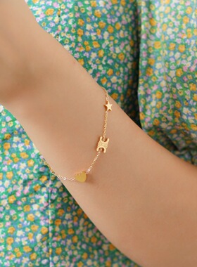 2023年新款凯旋门项链女欧美轻奢小众设计复古高级感多坠子锁骨链