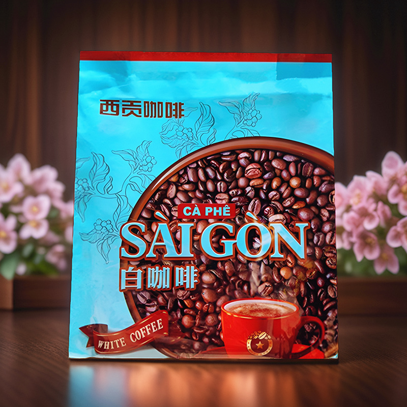 越南白咖啡西贡进口咖啡原装三合一速溶咖啡粉浓香即冲饮品大袋装-图1