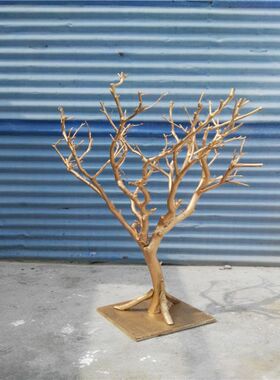干树枝许愿树仿真枯树造型树白色树枝装饰橱窗展厅婚庆摄影道具
