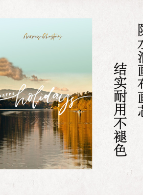 美式地中海浪漫风景防水油画布客厅沙发背景墙卧室可替换挂画画芯