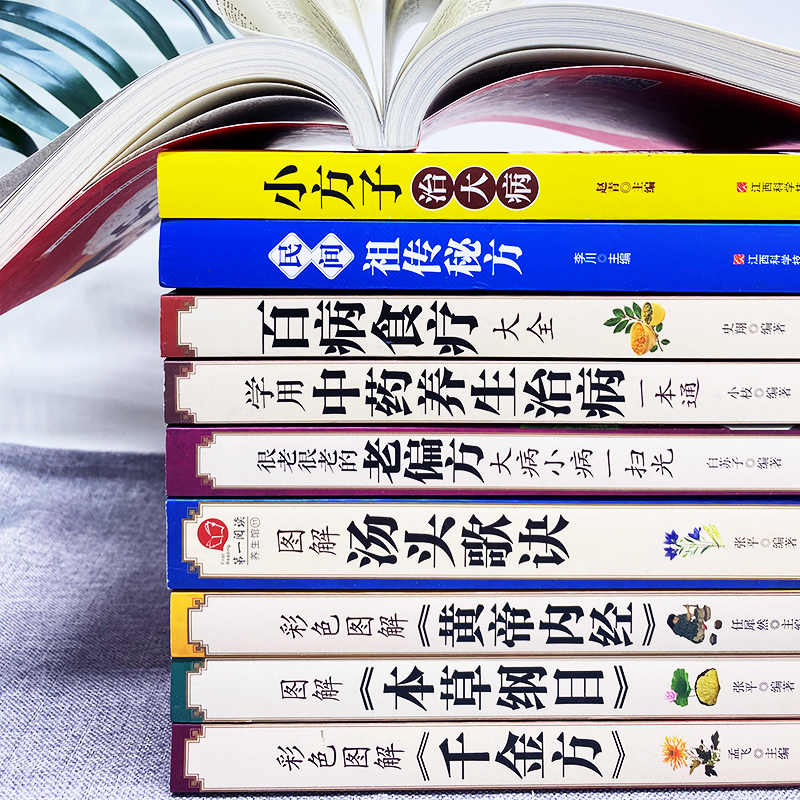 10册 百病食疗大全中草药养生治病老偏方汤头歌诀黄帝内经本草纲目千金方土单方小方子祖传秘方 中医养生家庭保健食疗药膳家常菜谱 - 图1