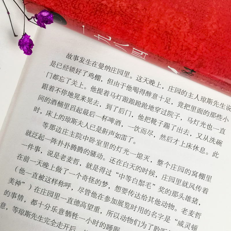 35元任选5本正版名著动物庄园精装中文版动物农场/农庄乔治奥威尔小说外国书世界经典文学名著系列初中高中大学生成人课外阅读小说 - 图2