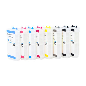荣威耗材 70墨盒兼容惠普HP Designjet Z2100 Z3100 Z3200 Z5200 Z5400 70号 C9404绘图仪打印机填充连供墨盒