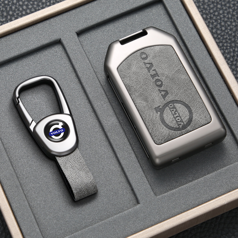 沃尔沃xc60钥匙套s90车s60l专用xc40壳c40扣v60高档25款xc90包扣 - 图2