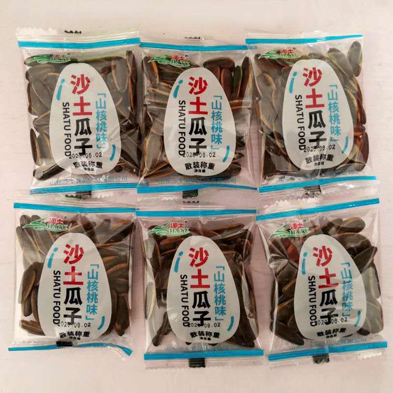 沙土瓜子1000g小包装焦糖味山核桃多味葵瓜籽零食小吃袋装散装 - 图0