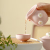 Ceramic pinch flower tea set women's exquisite tea set