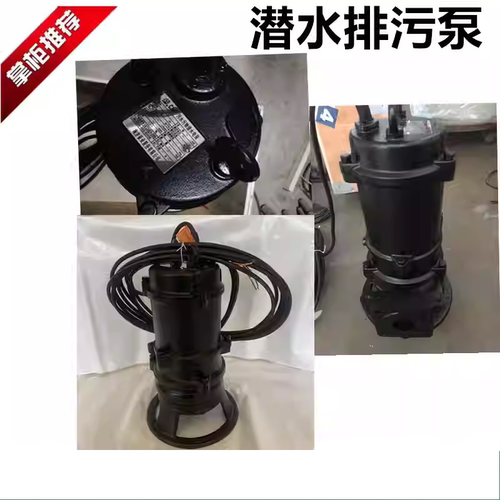 杭州南方泵业污水泵潜水泵电泵生活排污泵40WQ-50WQ-65WQ抽水泵 - 图1