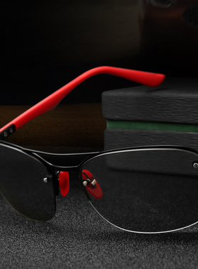 墨镜时尚风男士偏光变色尼龙镜片