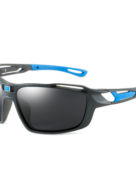 男女开车偏光太阳眼镜运动款防风防尘镜骑行眼镜滑雪镜炫彩墨镜