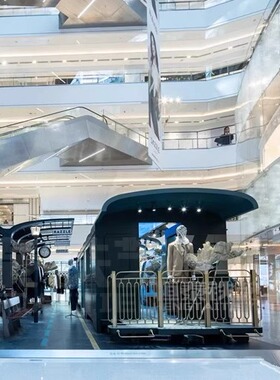 奶茶店咖啡厅网红打卡室内轻奢风