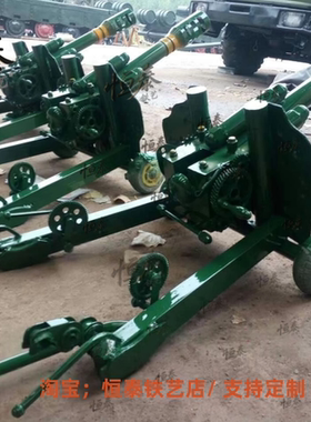 铁艺大炮模型摆件户外园林打卡