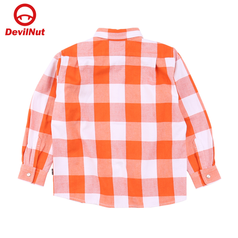 DEVIL NUT潮牌 恶魔  小领2贴袋衬衫-DN KIDS AET - 图3