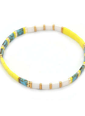 ins欧美网红新款tila珠手串尼泊尔织带叠戴闺蜜小礼物手链女生款