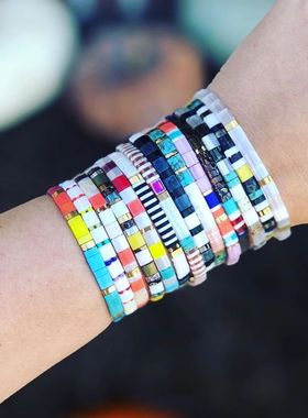 欧美风编织饰品学生手链