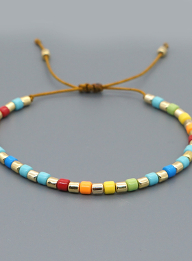 合金烤漆首饰品ins欧美风小手链