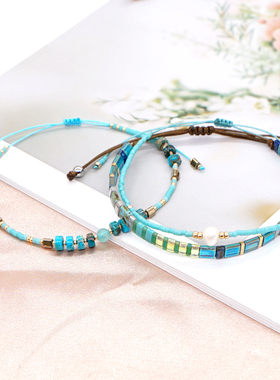 mmw女tila波西米亚高颜值手链