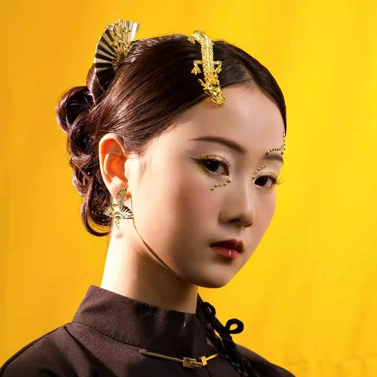 龙女头饰神女龙年新中式发饰3d打印关节龙模型汉服古风创意饰品,淘宝优惠券,粉丝福利购,淘宝优惠卷