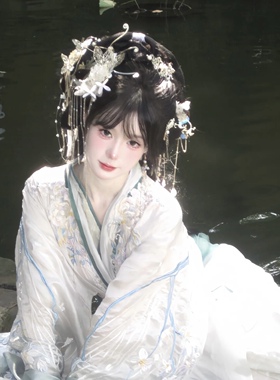 汉服头饰发箍合金古风苏州妆造
