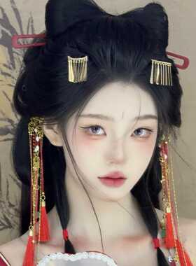古风发簪发钗合金古风汉服战国