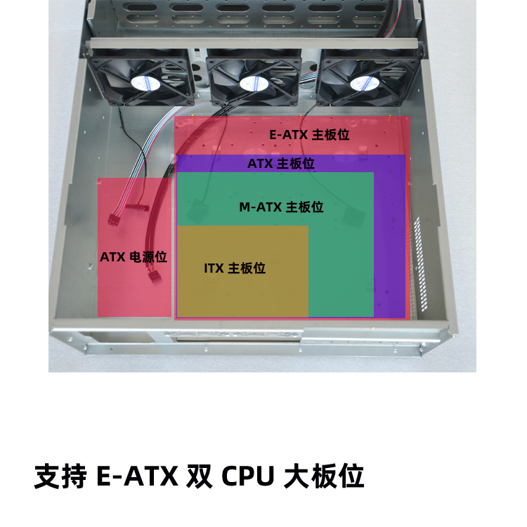 4U工控服务器机箱IPFS多硬盘位存储 机箱4U28盘位EATX主板650 - 图2