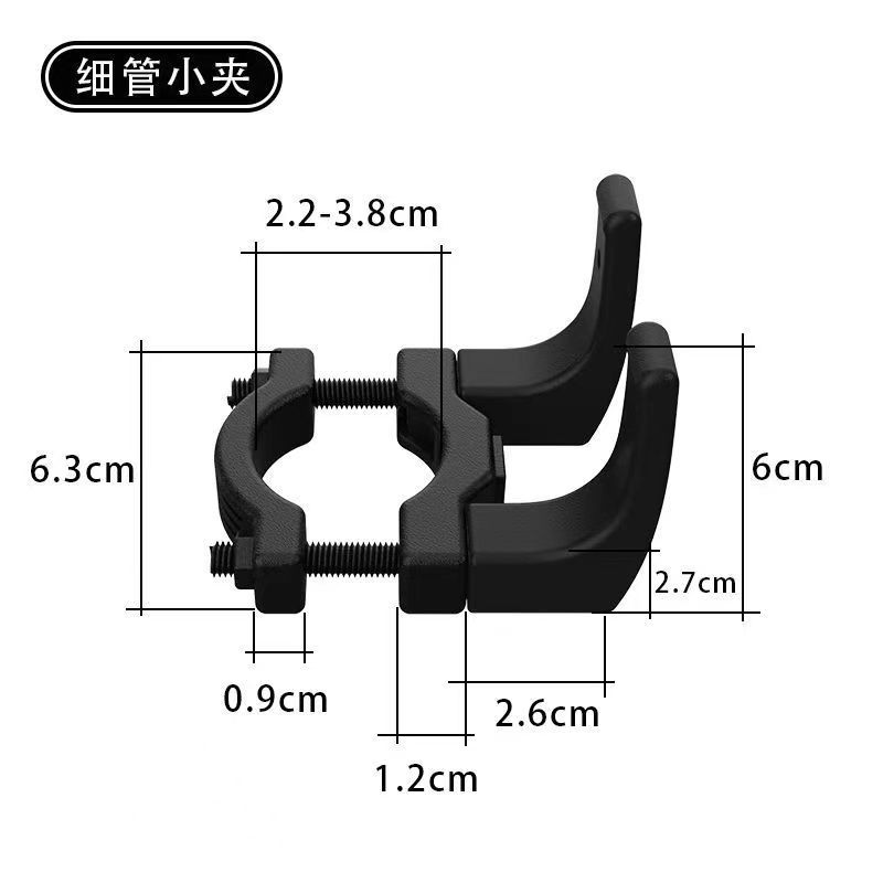 电动车挂物钩前置通用承重挂钩免打孔摩托车外卖钩自行车挂头盔钩 - 图2