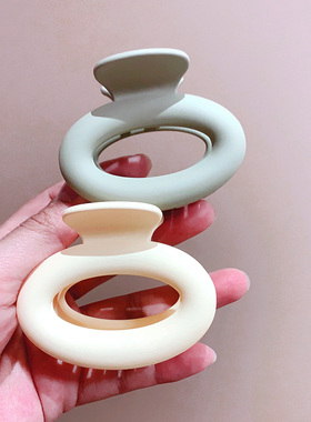 契约饰界抓夹树脂简约牢固发饰新