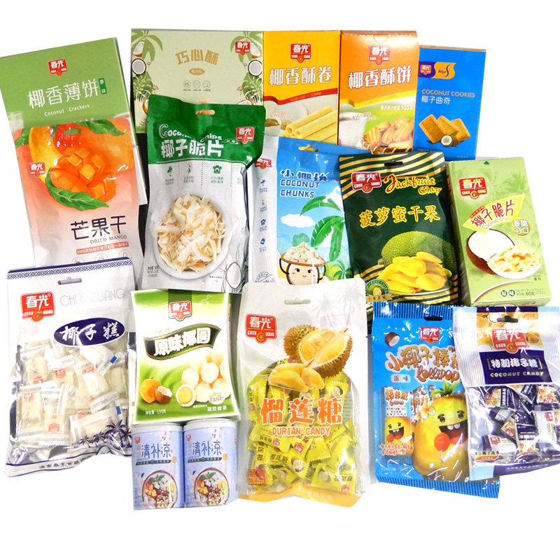 春光海南三亚特产伴手大礼盒 糖果饼干果干零食春节送礼特产年货,淘宝优惠券,粉丝福利购,淘宝优惠卷