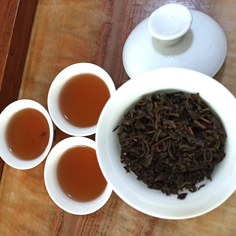 8-10年老茶陈年炒茶芯广东潮汕特产揭阳坪上高山绿茶春茶醇香500g_虎窝淘