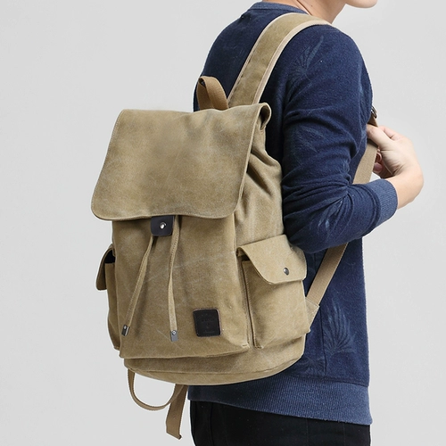 Мужской ретро рюкзак для отдыха, японский тканевый ноутбук для школьников для путешествий, ранец, в корейском стиле, подходит для студента
