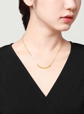 925纯银十全十美项链女 2026年新款潮小众轻奢锁骨链设计感礼物