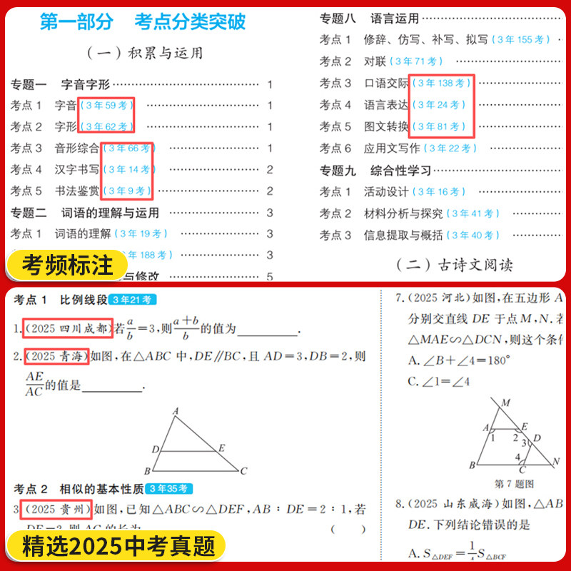 一本中考真题分类2026全套新版地理生物会考试卷语文数学英语物理化学生物政治历史地理初二初三九年级2026年真题模拟官方旗舰店