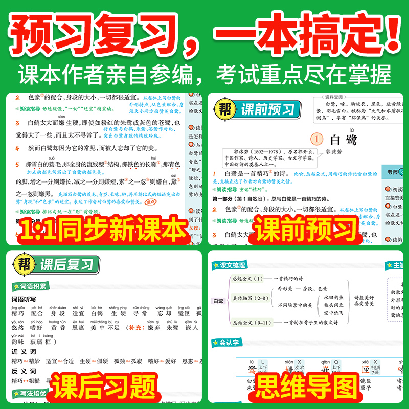 教材帮五年级上册语文数学英语人教版北师西师版外研冀教版2025小学生同步新课标教材全解读黄冈课堂学霸笔记课本预复习辅导上天星 - 图1