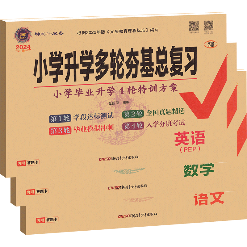 2024小学毕业升学总复习语文数学英语人教版外研小升初全套试卷专项训练六年级下册必刷题冲刺真题卷模拟测试卷复习资料书考试卷子-图3