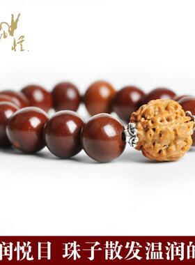 天然太阳子菩提金刚子菩提籽藏银配饰手串手链男女情侣款手串