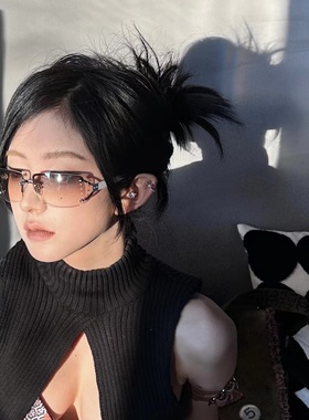 scandium太阳镜无框墨镜