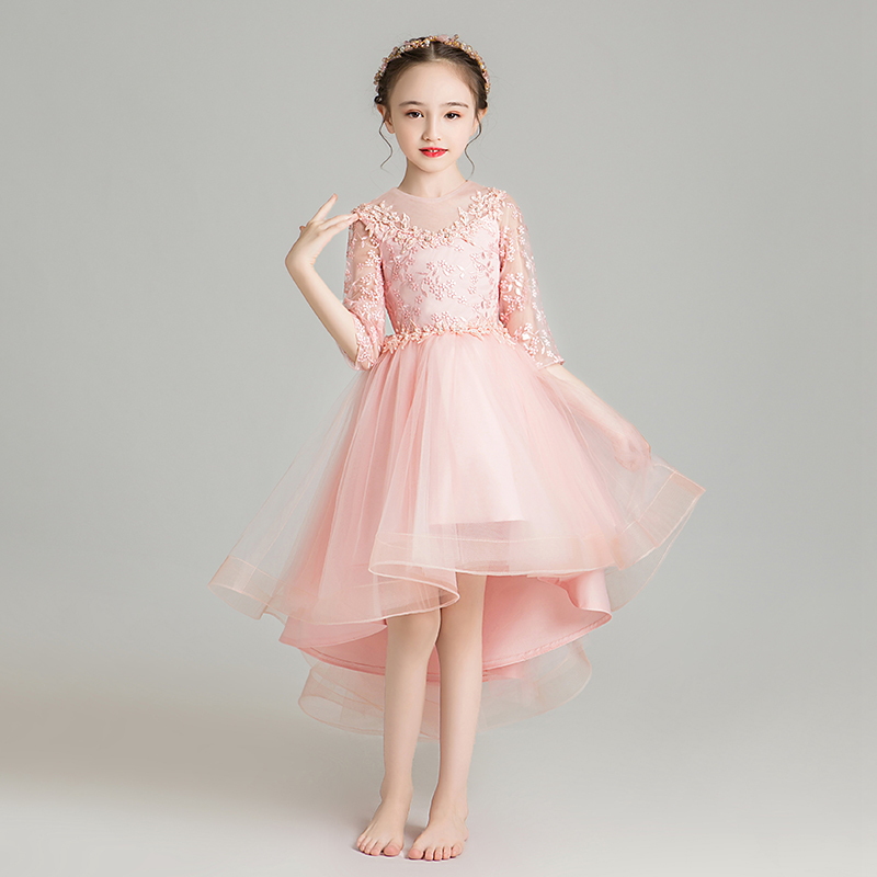 女童礼服公主裙蓬蓬纱儿童花童婚纱小女孩钢琴演出服洋气高端轻奢,淘宝优惠券,粉丝福利购,淘宝优惠卷