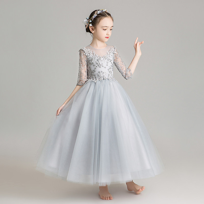 儿童礼服公主裙女童蓬蓬纱小女孩花童婚纱宝宝高端走秀钢琴演出服,淘宝优惠券,粉丝福利购,淘宝优惠卷