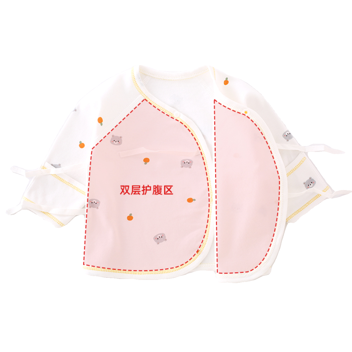 婴儿贴身内衣纯棉免脱高腰分体套装宝宝秋衣秋裤开档暗扣打底衣服,淘宝优惠券,粉丝福利购,淘宝优惠卷