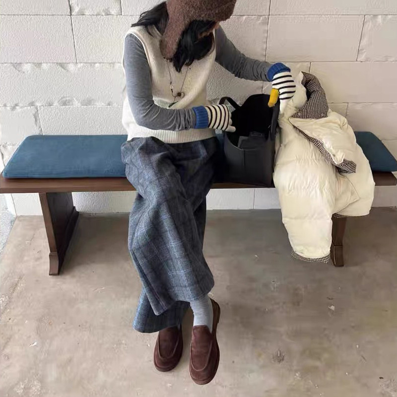 2025新款复古圆头加绒保暖平底乐福鞋女真皮懒人一脚蹬毛毛鞋单鞋,淘宝优惠券,粉丝福利购,淘宝优惠卷