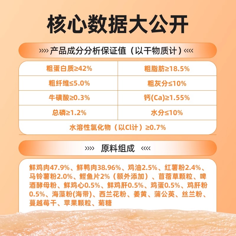 江小傲猫粮全价无谷鲜肉幼猫成猫通用全期护胃猫粮官方旗舰店正品 - 图2