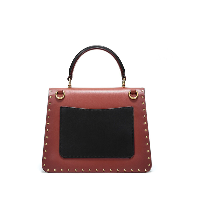 coach /蔻驰专柜款女士拼接手提包 奢de态度女士包袋