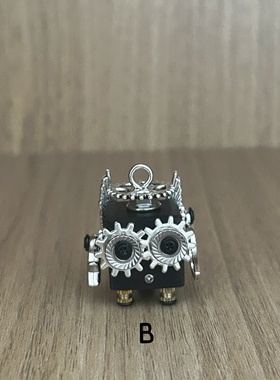 创意赛博朋克手工机器人成品原创设计情侣儿童潮玩创意挂件钥匙扣
