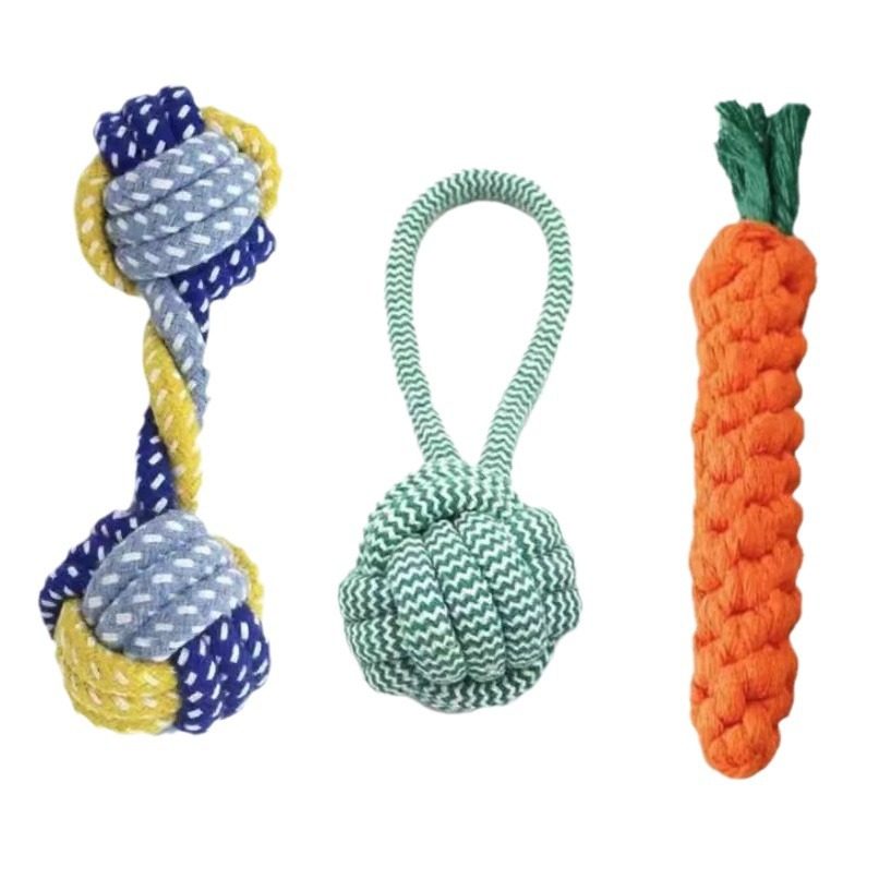 狗狗磨牙互动棉绳解闷中小型犬玩具绳结玩具飞盘套装宠物用品玩具,淘宝优惠券,粉丝福利购,淘宝优惠卷