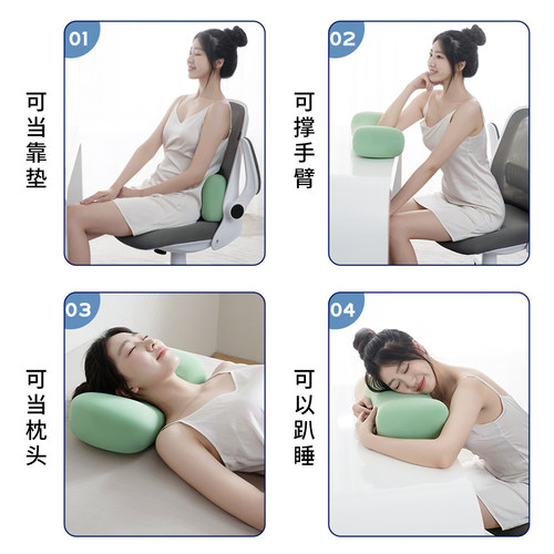 护腰靠垫办公室腰靠久坐神器孕妇腰垫腰枕记忆棉座椅办公椅靠背垫 - 图1