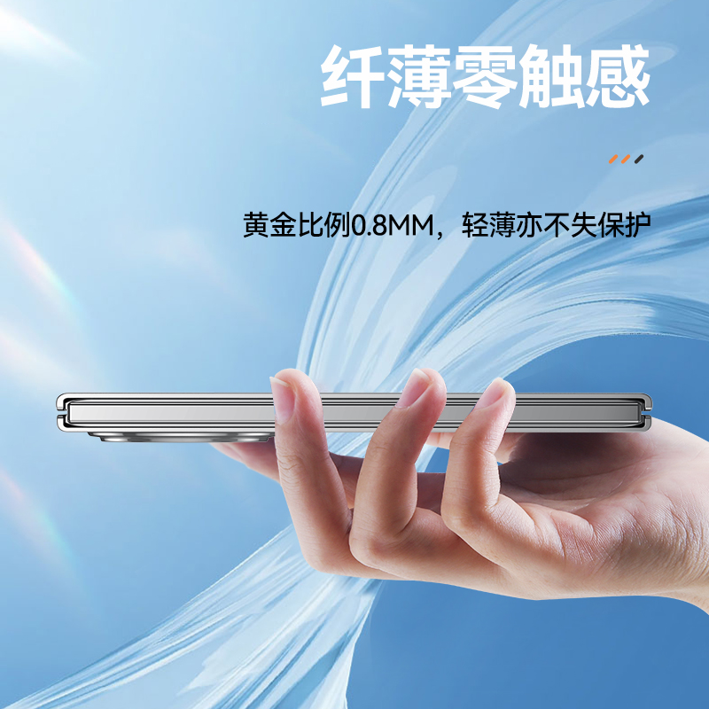 乐比亿适用vivoxfold3手机壳折叠屏vivo x fold3pro新款保护套lx透明xfold3全包防摔超薄xflod3电镀后男外壳 - 图2