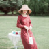 Mùa thu 2019 mới của phụ nữ thời trang váy eo thon dài khí chất tay áo nhỏ nước hoa retro phần dài - váy đầm váy nữ váy đầm